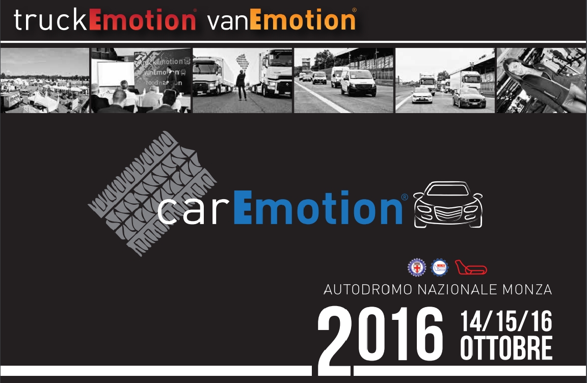 carEmotion 2016: all’Autodromo di Monza dal 14 al 16 ottobre