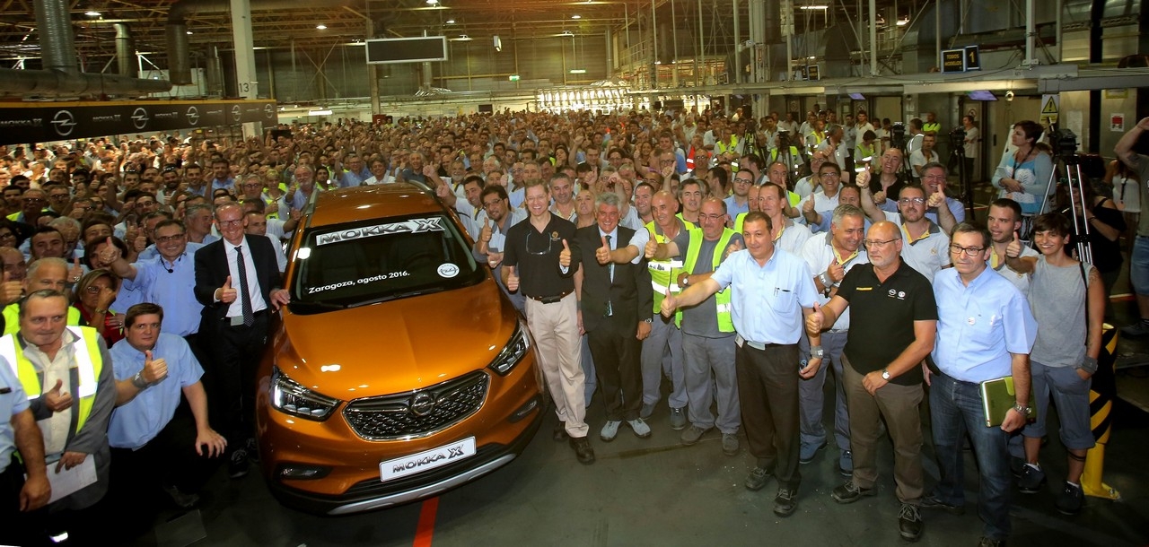 Al via la produzione di Opel Mokka X a Saragozza