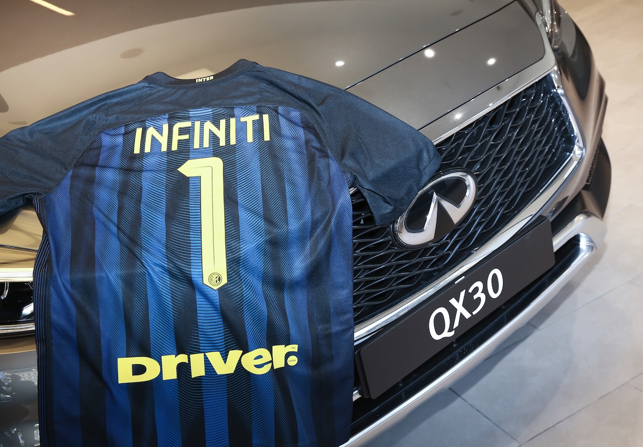 Infiniti è l’auto ufficiale dell’Inter per la stagione 2016/2017