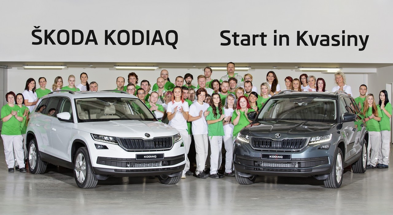 Via alla produzione del SUV Skoda Kodiaq