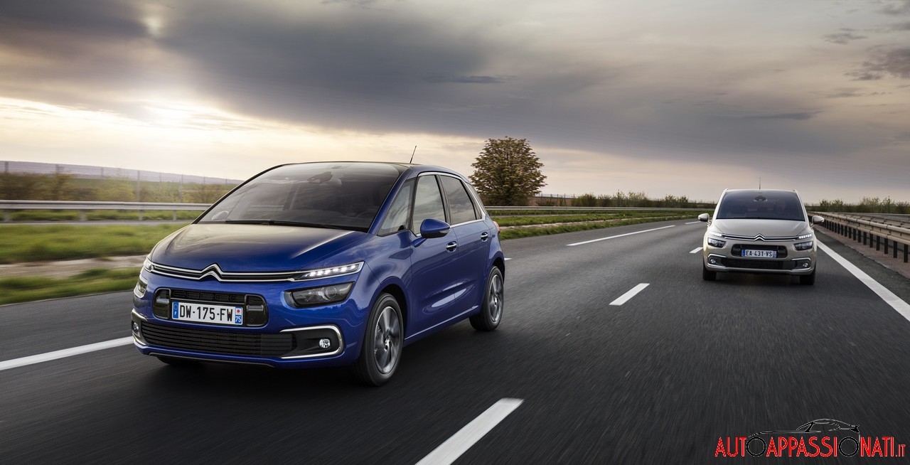 Nuove Citroën C4 Picasso e Grand C4 Picasso: design e nuove tecnologie per il restyling