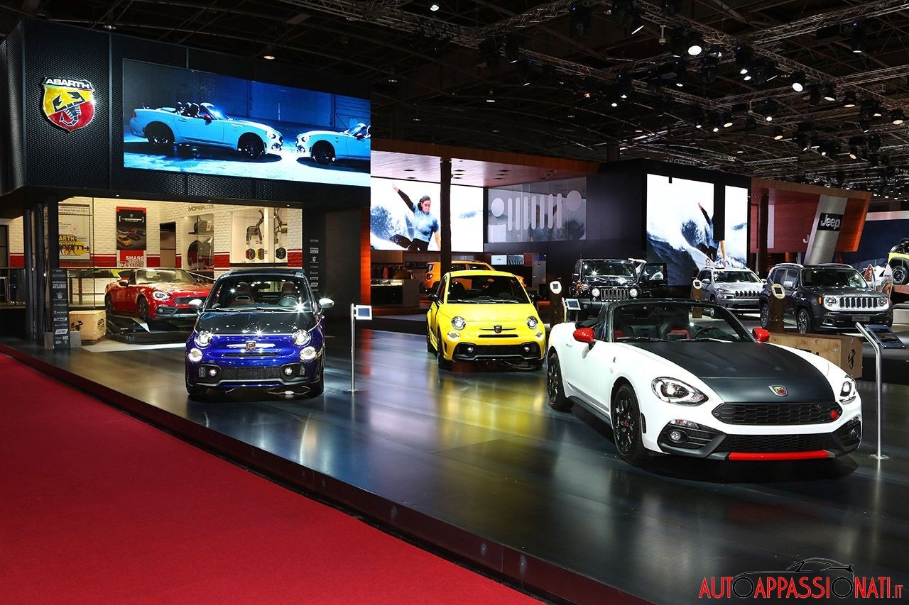 Abarth 595 e 124 spider al Salone di Parigi [LIVE]