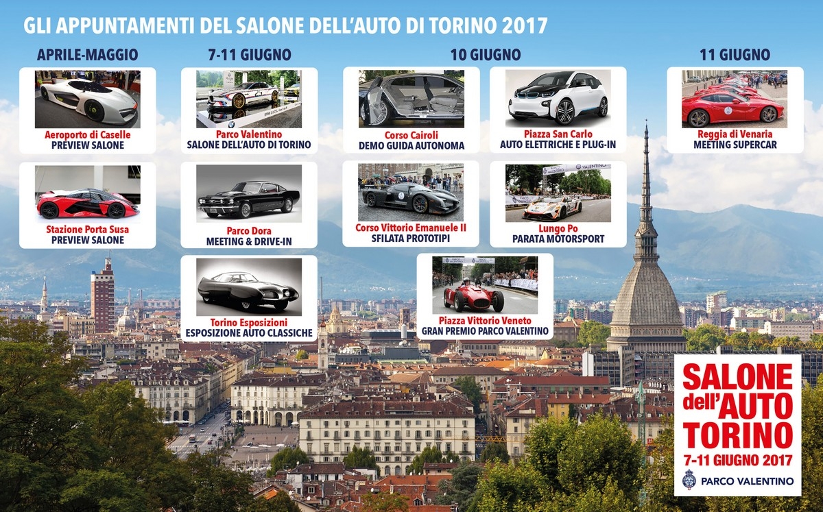 Salone dell’Auto di Torino 2017, si conferma in formato maxi