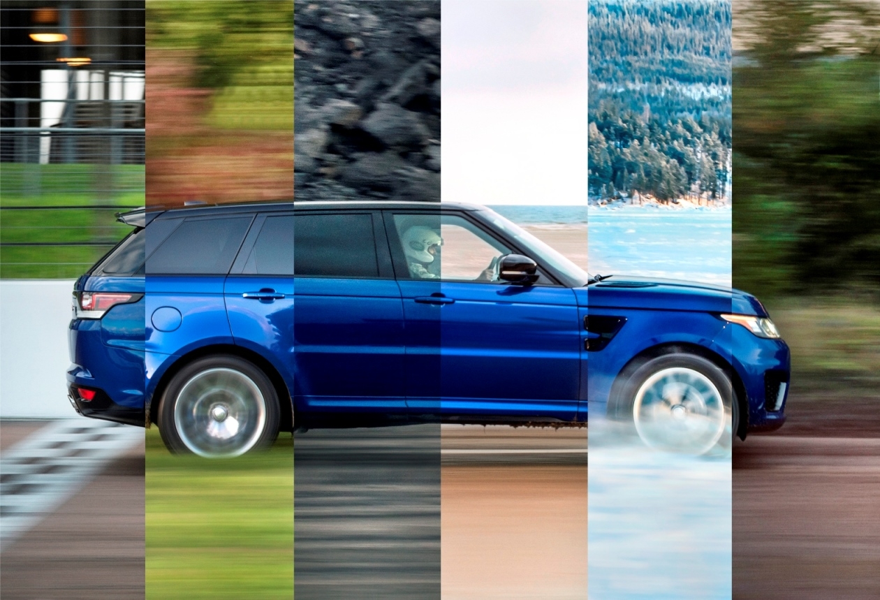 Range Rover Sport SVR: 0-100 su fondi a bassa aderenza