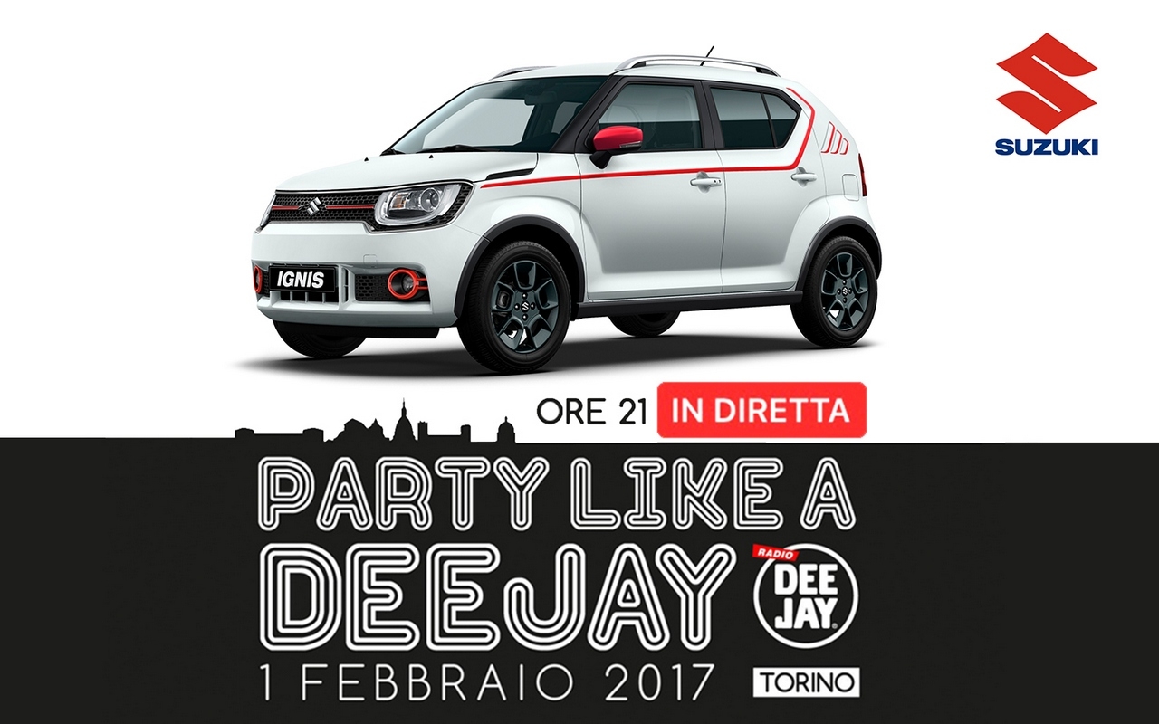 Suzuki Ignis al 35° compleanno di Radio Deejay