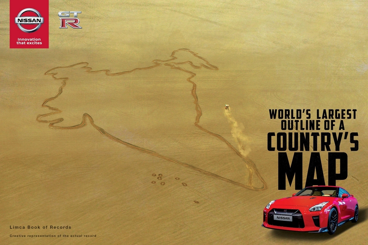 Nissan GT-R rende omaggio all’India [VIDEO]