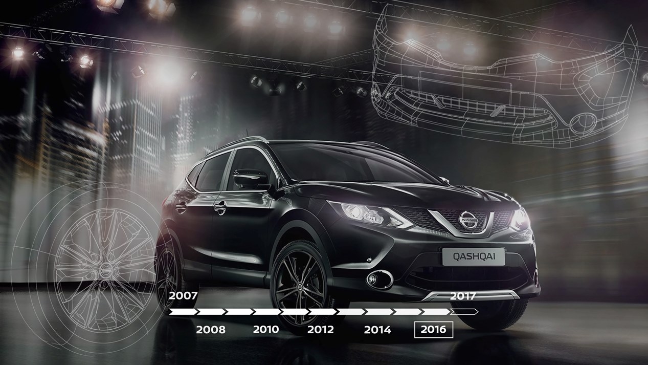 Nissan Qashqai: un video per il 10° Anniversario