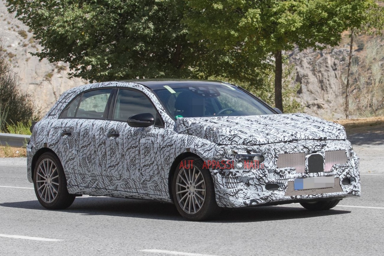 Mercedes Classe A 2018: le prime foto spia