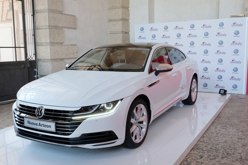 Anteprima italiana di Volkswagen Arteon al Vinitaly