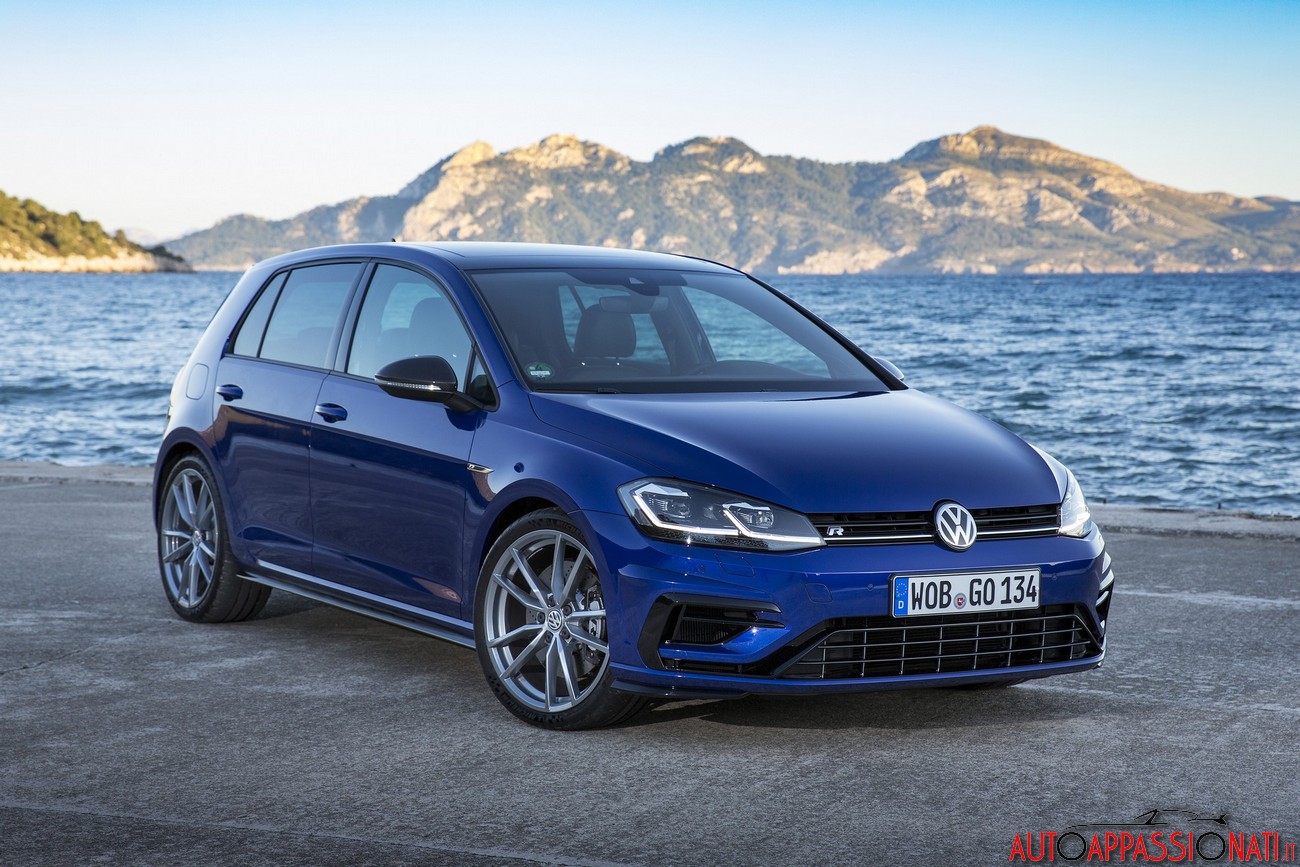 Nuova Vokswagen Golf R 2017