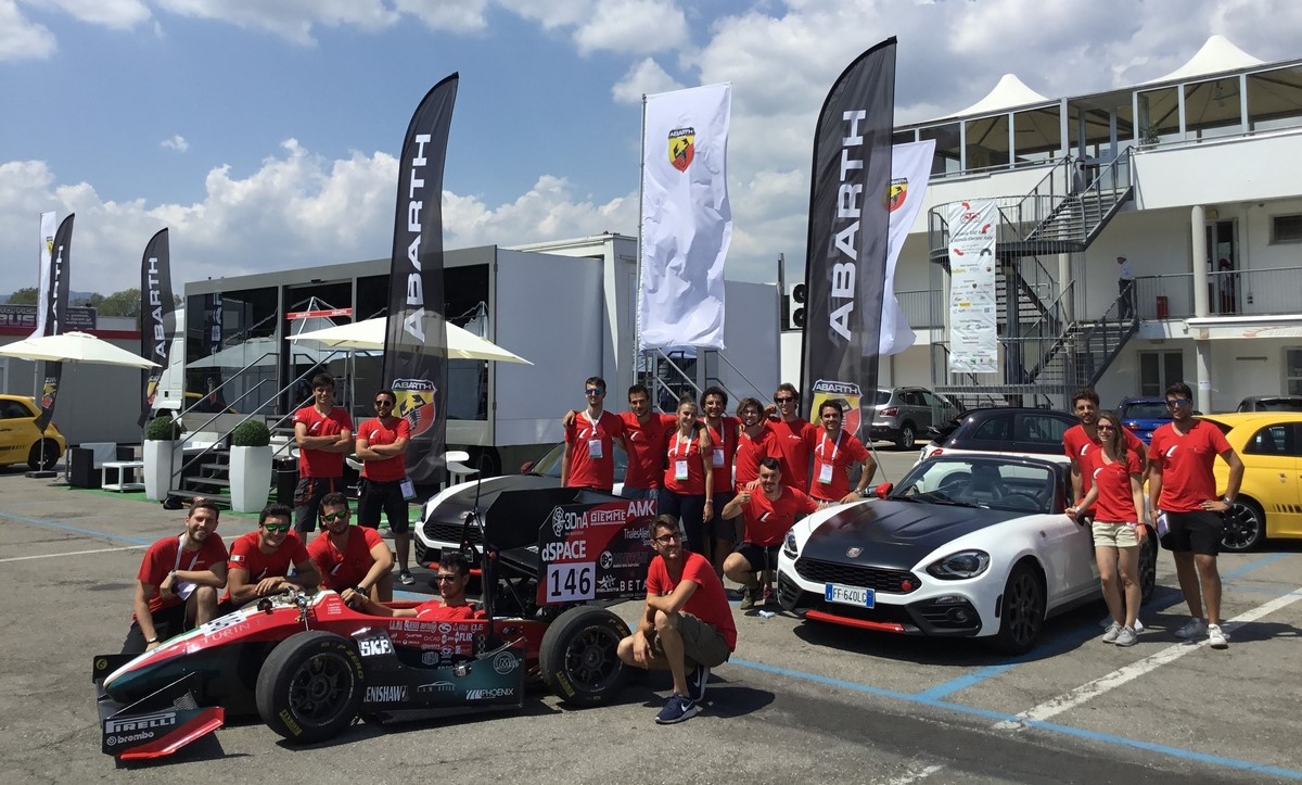 La Formula SAE Italy e Abarth insieme nell’ultima tappa