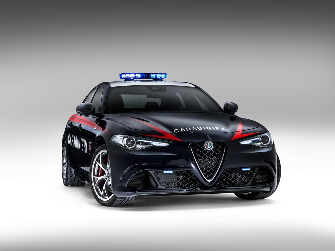 Giulia Quadrifoglio dei Carabinieri