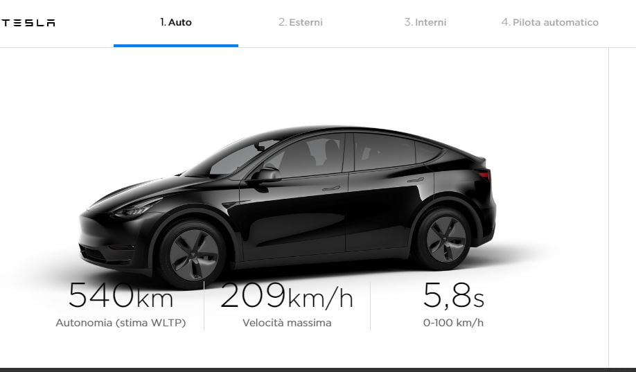 prezzo tesla model y