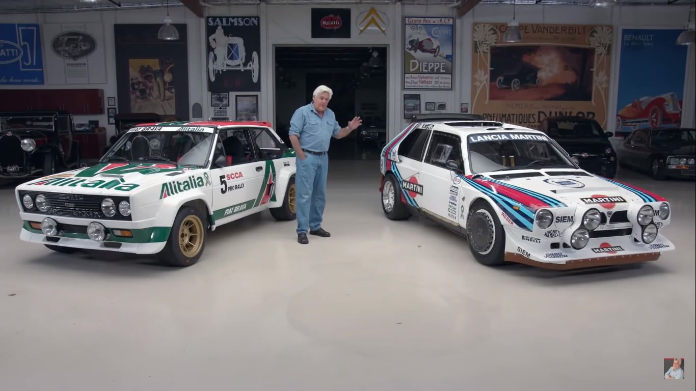 Jay Leno prova la Lancia Delta S4: la sua espressione parla chiaro