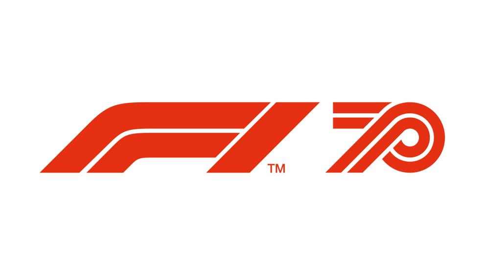 logo f1 70 anni