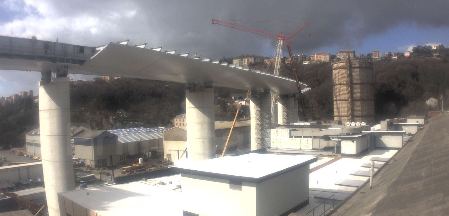 Lavori Ponte Morandi Webcam