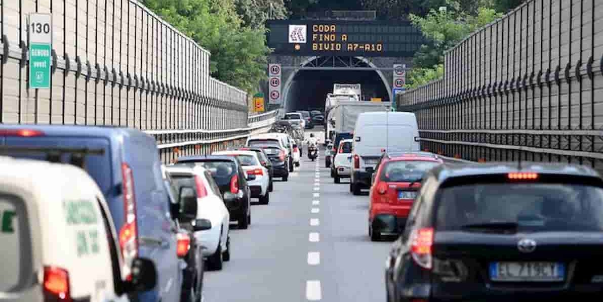 Traffico liguria foto di Ansa.