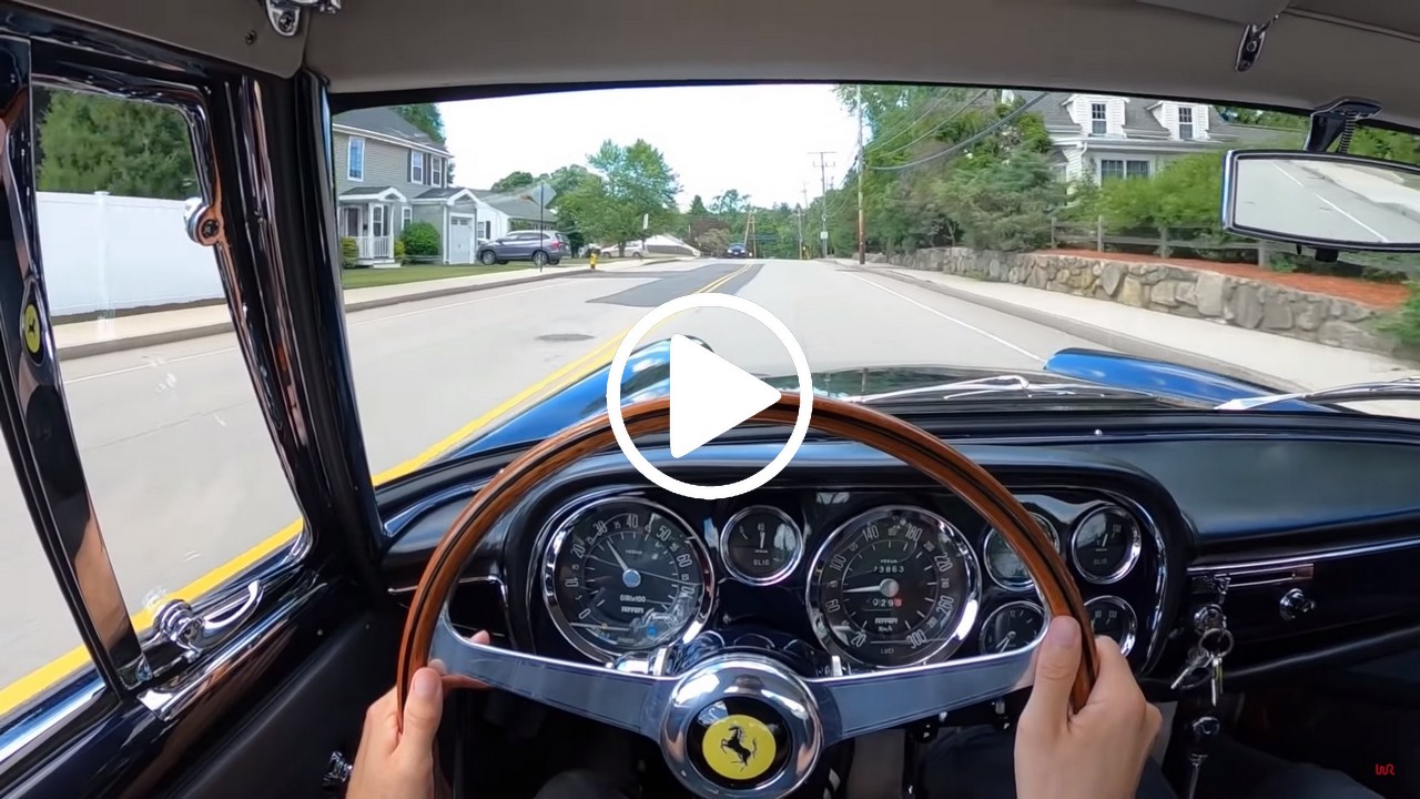 onboard ferrari 250 gt coupé