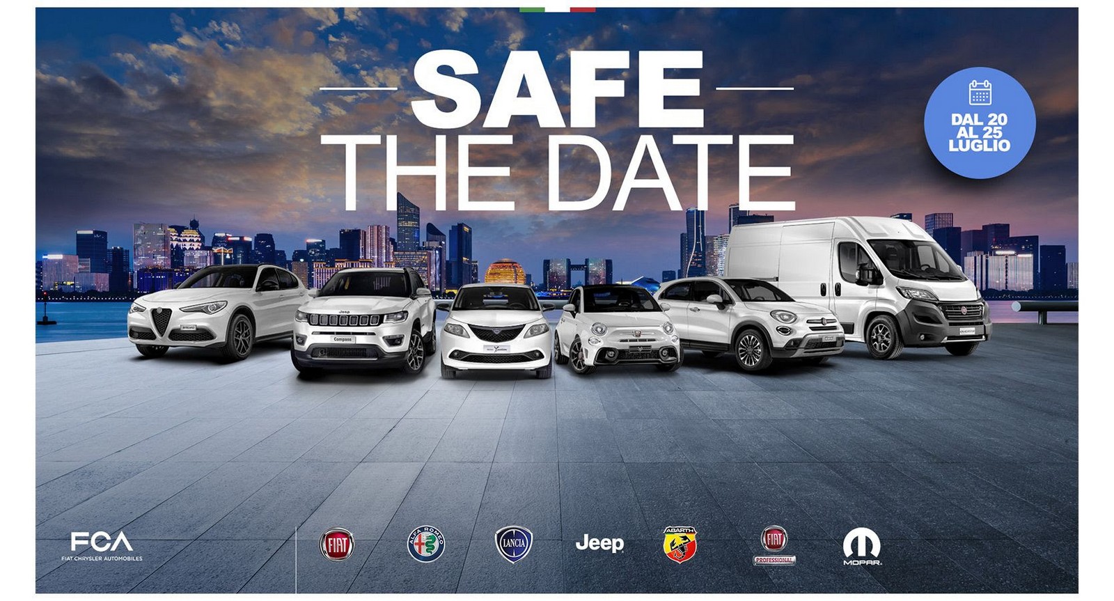 Safe the date mopar fca