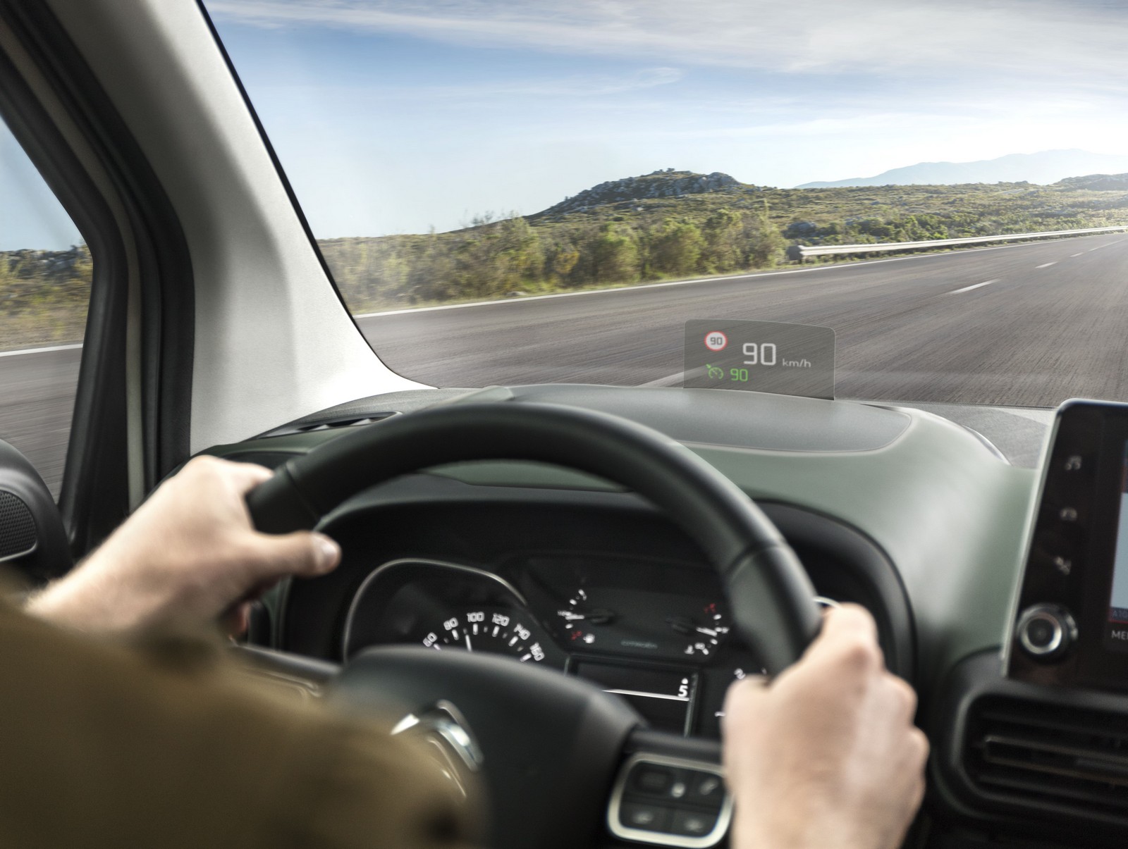 color head up display