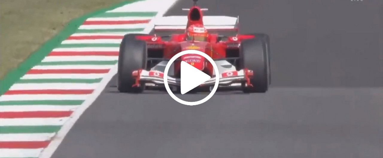 Mick Schumacher sulla F2004 di papà Michael al Mugello [VIDEO]