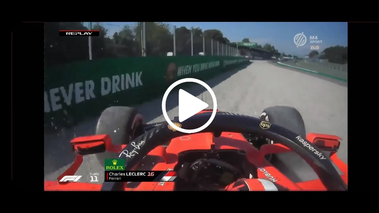 incidente Charles Leclerc Monza