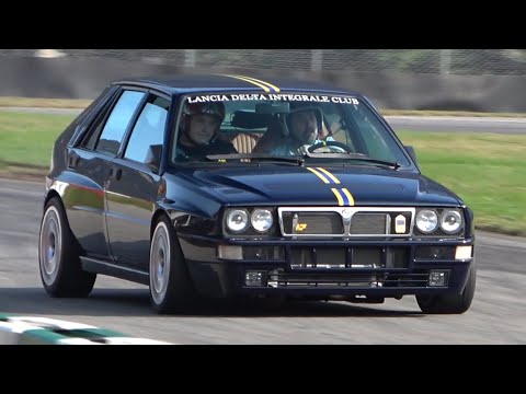 Una Lancia Delta Integrale EVO 2 scatena gli oltre 530 CV in pista [VIDEO]