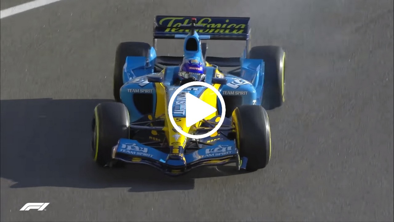 renault r25 abu dhabi video