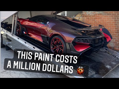 Bugatti Divo: solo la vernice costa 800.000 euro! [VIDEO]