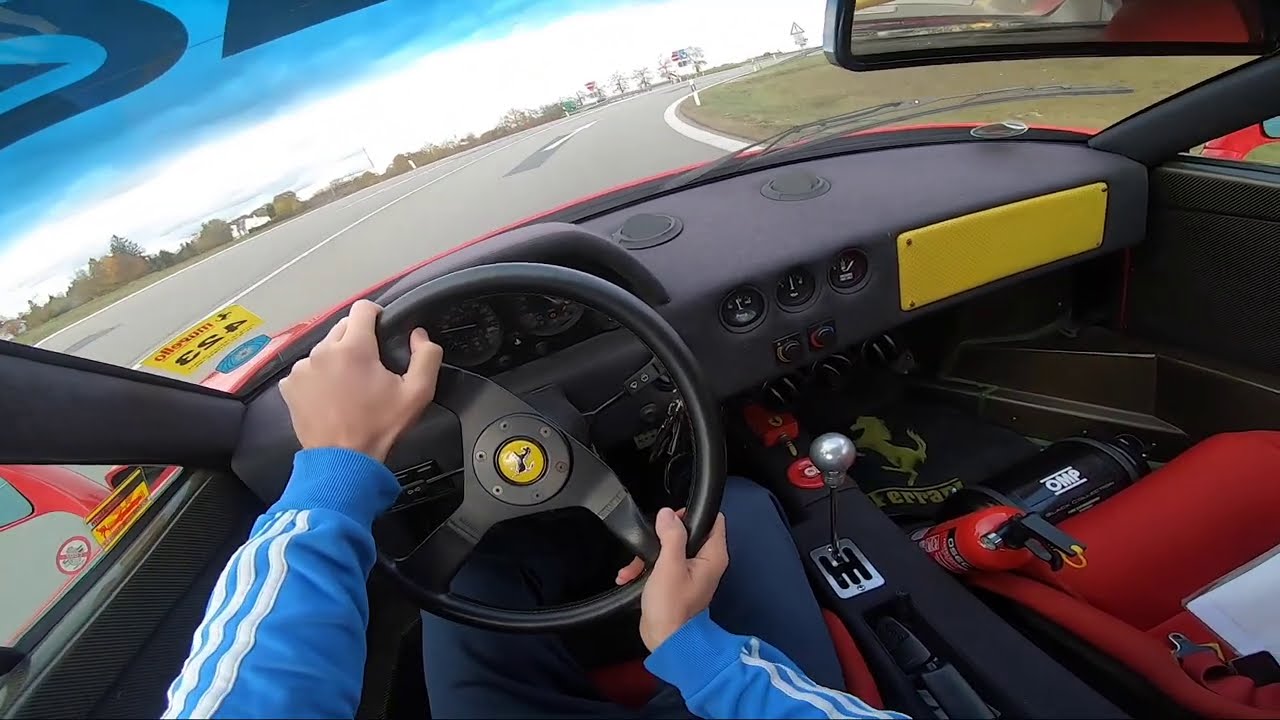 POV Ferrari F40: con lo scarico diretto è tutta un’altra musica [VIDEO]