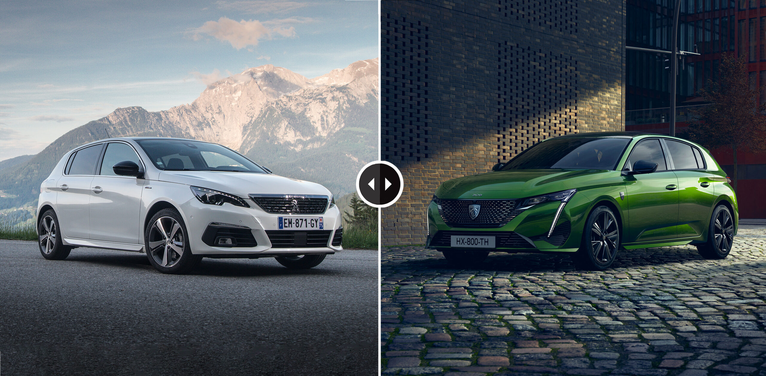 Peugeot 308 2021 confronto