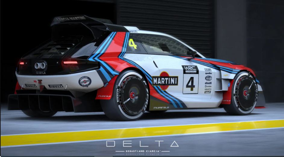 render lancia delta hf integrale