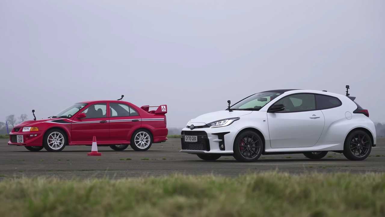 Toyota GR Yaris vs Mitsubishi Evo VI Tommi Makinen: sfida generazionale [VIDEO]