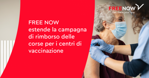 Rimborso Taxi per il vaccino Covid-19: la campagna FREE NOW in tutta Europa