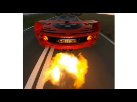 La Ferrari F40 ripresa come non l’avete mai vista: sound e fiamme [VIDEO]