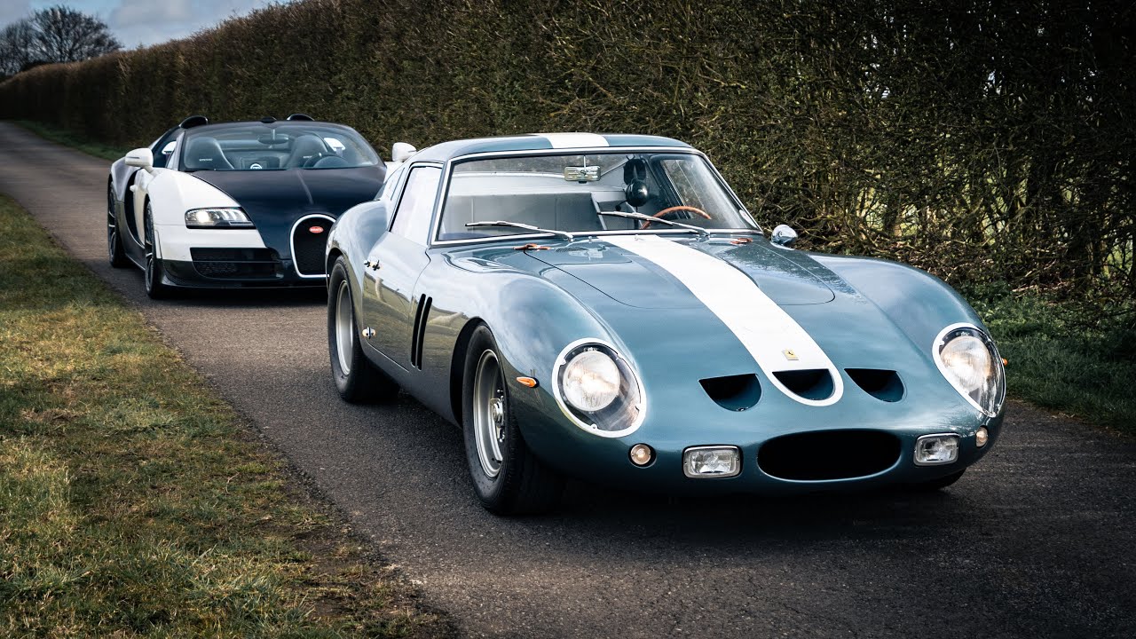 Ferrari 250 GTO vs Bugatti Veyron Grand Sport Vitesse: che bella dose di caffeina [VIDEO]