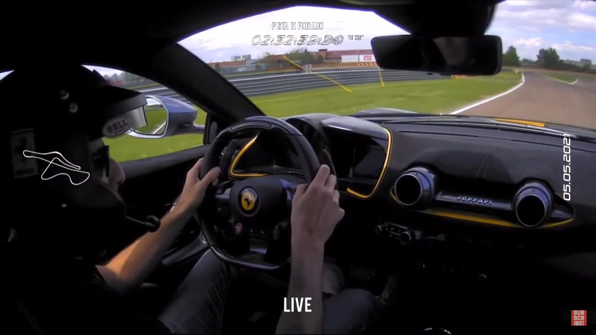 812 Competizione on track video