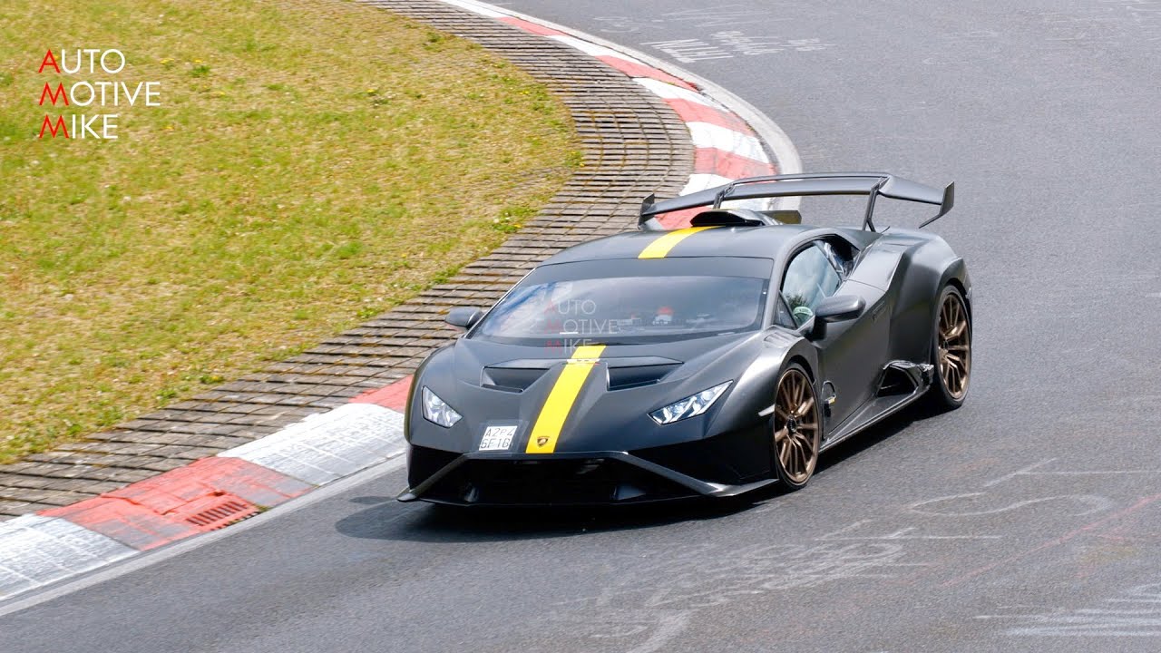 La Lamborghini Huracan STO gira al Nurburgring e sembra un’auto da corsa [VIDEO]