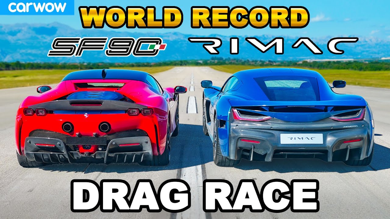 Ferrari SF90 Stradale VS Rimac Nevera: la drag race definitiva [VIDEO]