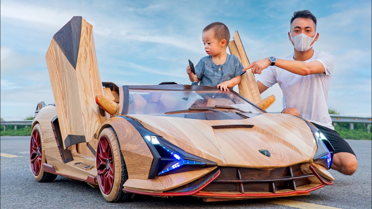 Il giocattolo che tutti i bambini vorrebbero ricevere: una Lamborghini Sian in legno [VIDEO]