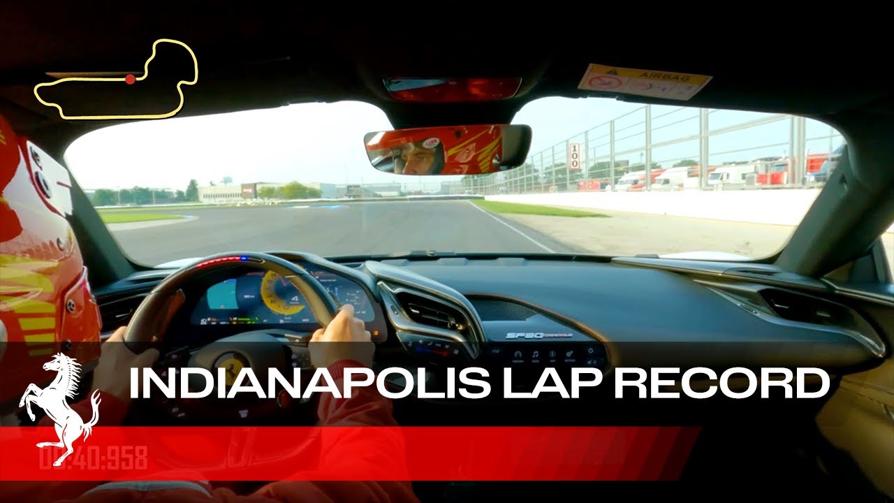 La SF90 Stradale demolisce il record sul misto di Indianapolis [VIDEO]