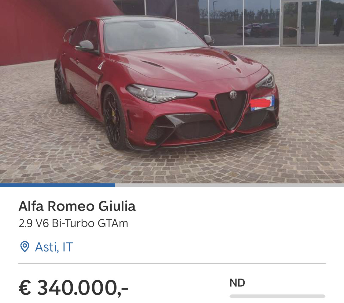 Giulia GTAm autoscout24