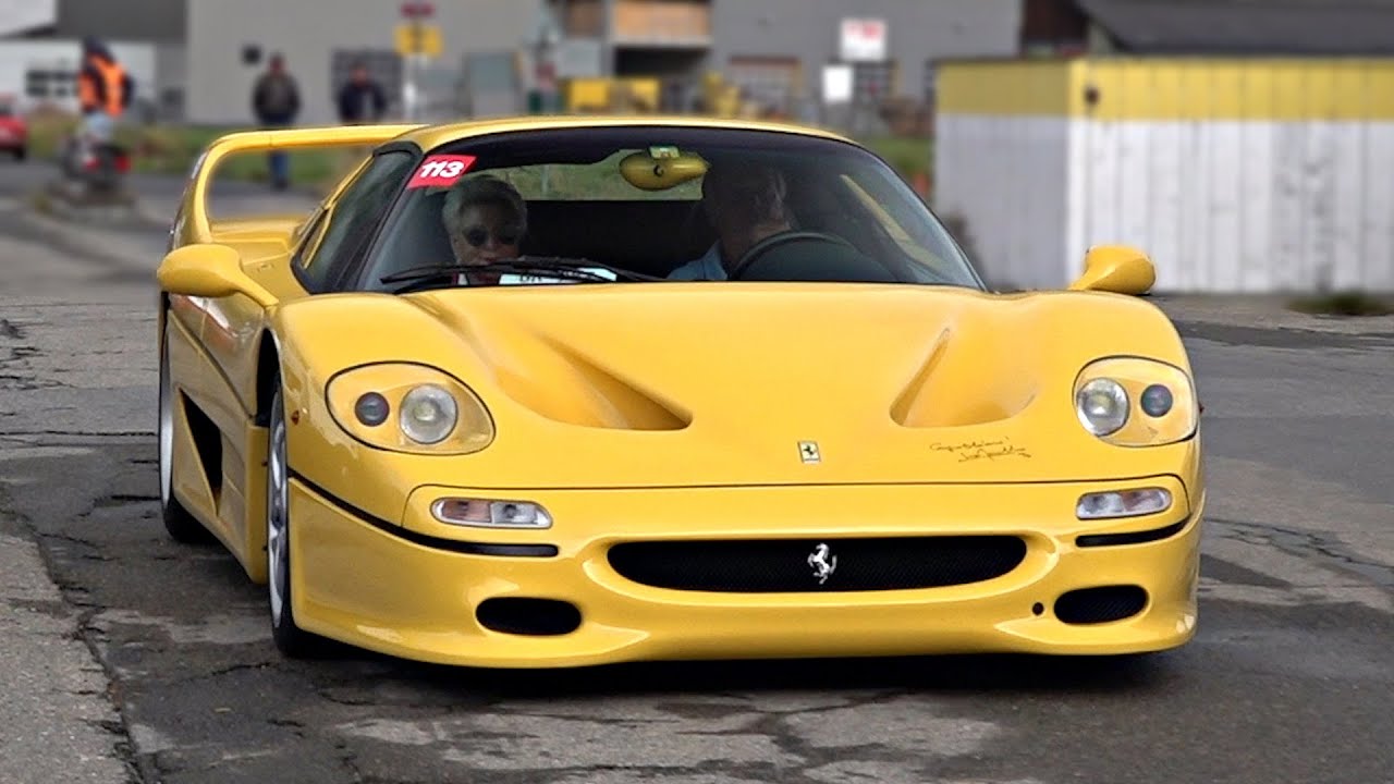 Una splendida e rara F50 Giallo Modena fa sentire di che pasta è fatta [VIDEO]