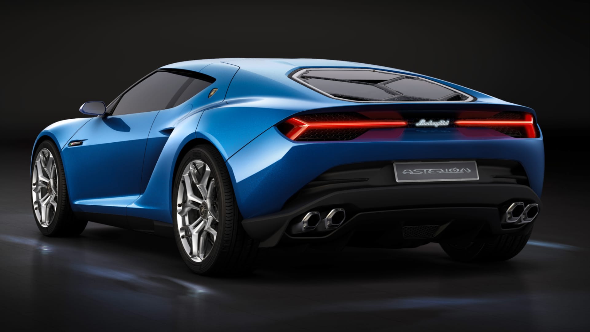 Lamborghini asterion posteriore