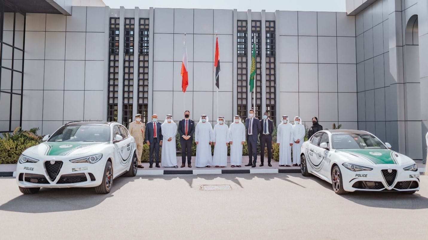 dubai police alfa romeo