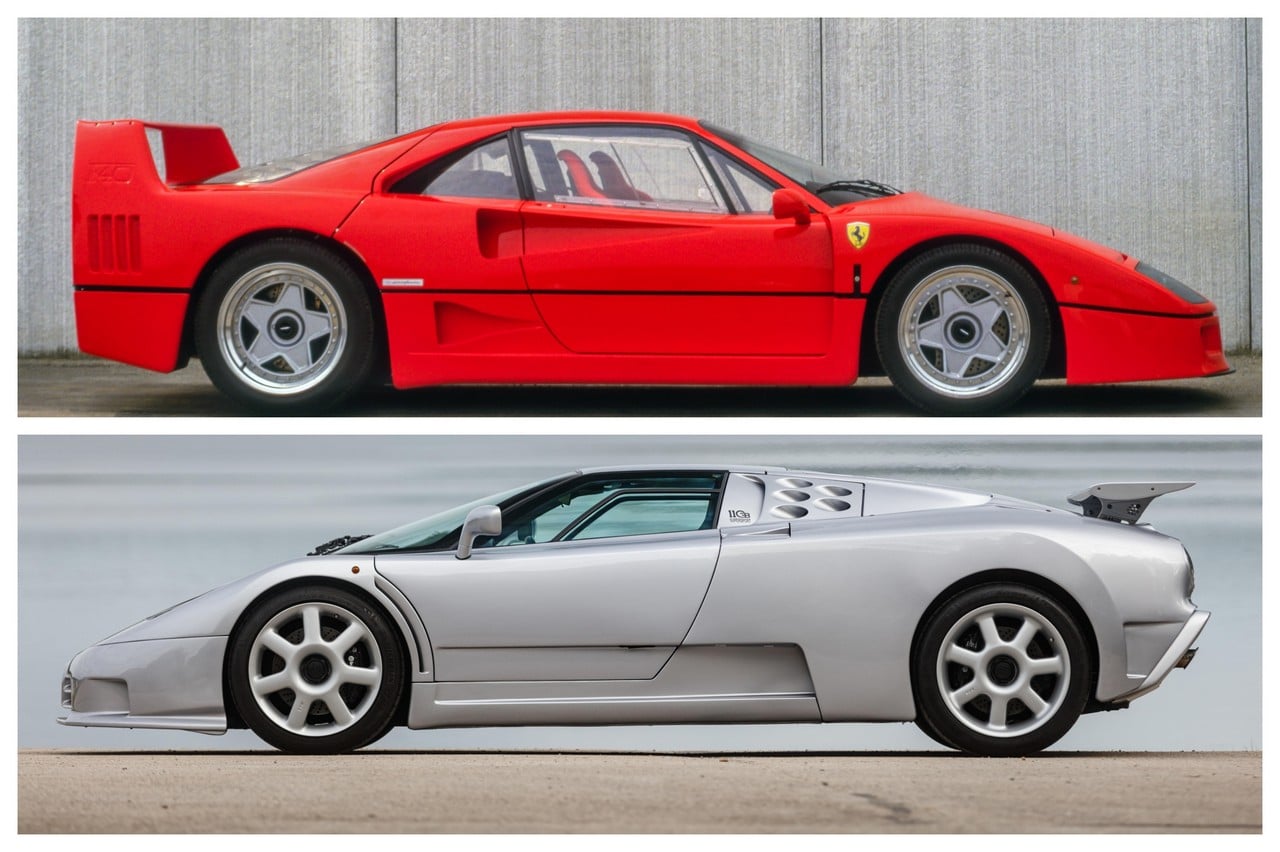 ferrari f40 vs bugatti eb110