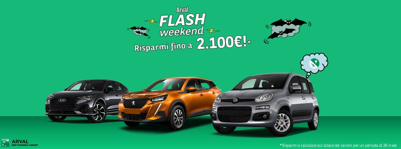 flash weekend Arval halloween