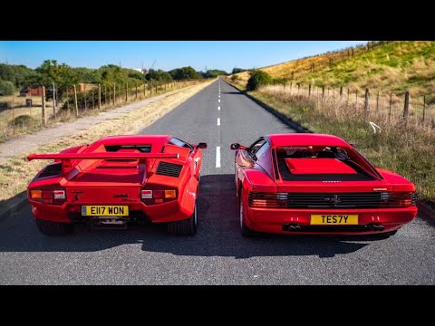 Supercar anni ’80: due tra le migliori si sfidano [VIDEO]