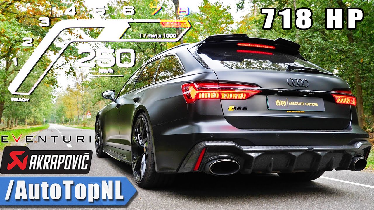 Questa Audi RS6 C8 con scarico Akrapovic vi conquisterà [VIDEO]