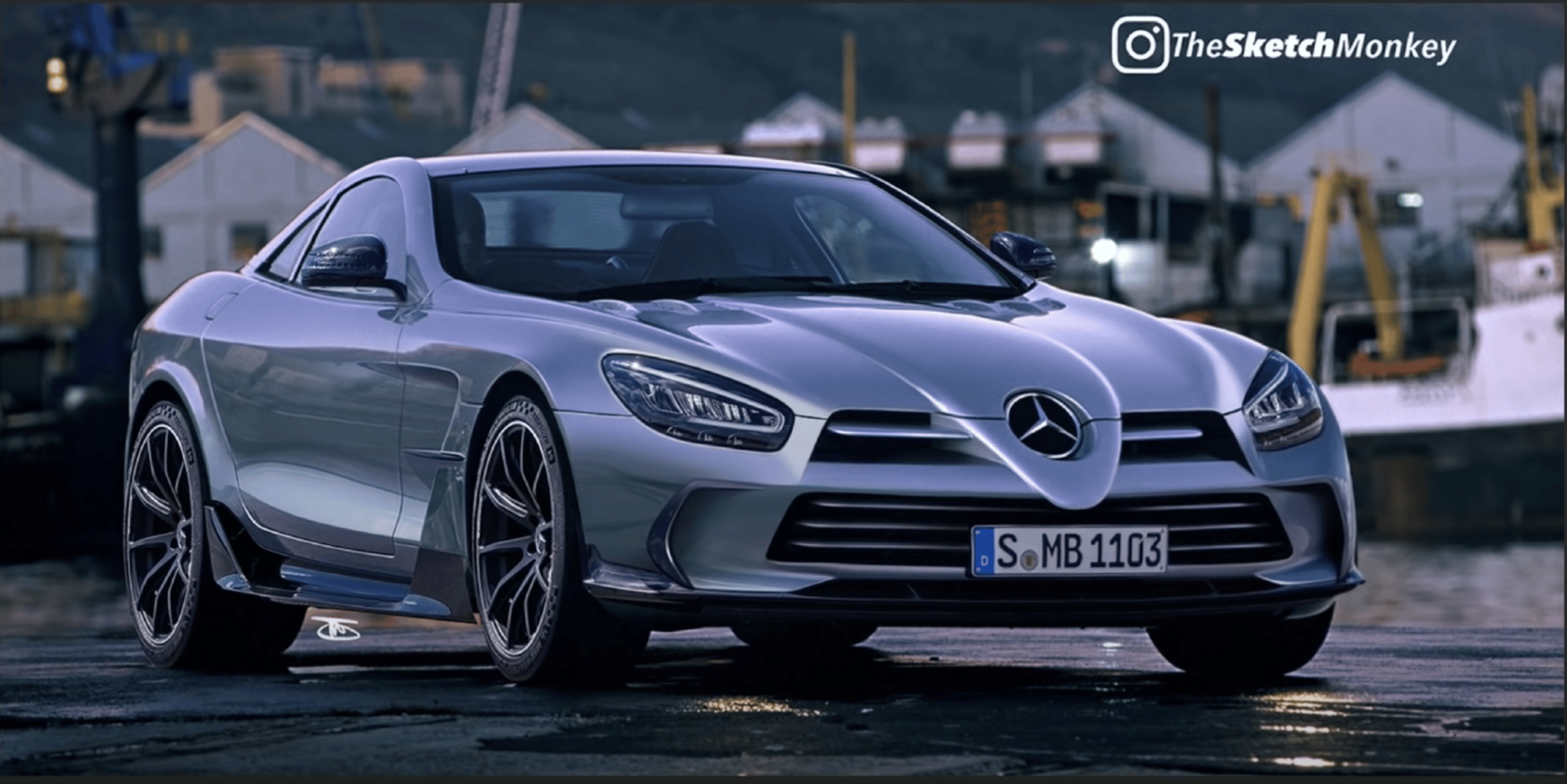 Mercedes SLR come sarebbe oggi